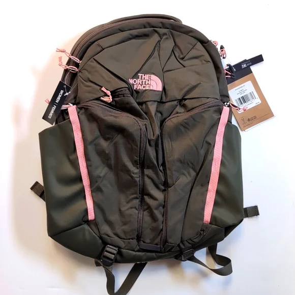 THE NORTH FACE Surge New Taupe Green/Shady Rose Womens Backpack $139 The North Face Women main image 4